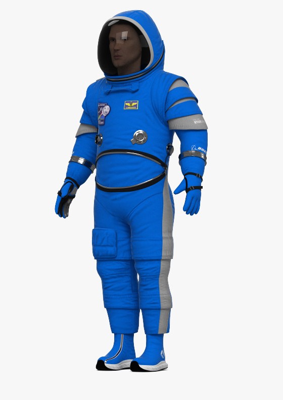 Boeing Starliner Suit spacesuit photograph